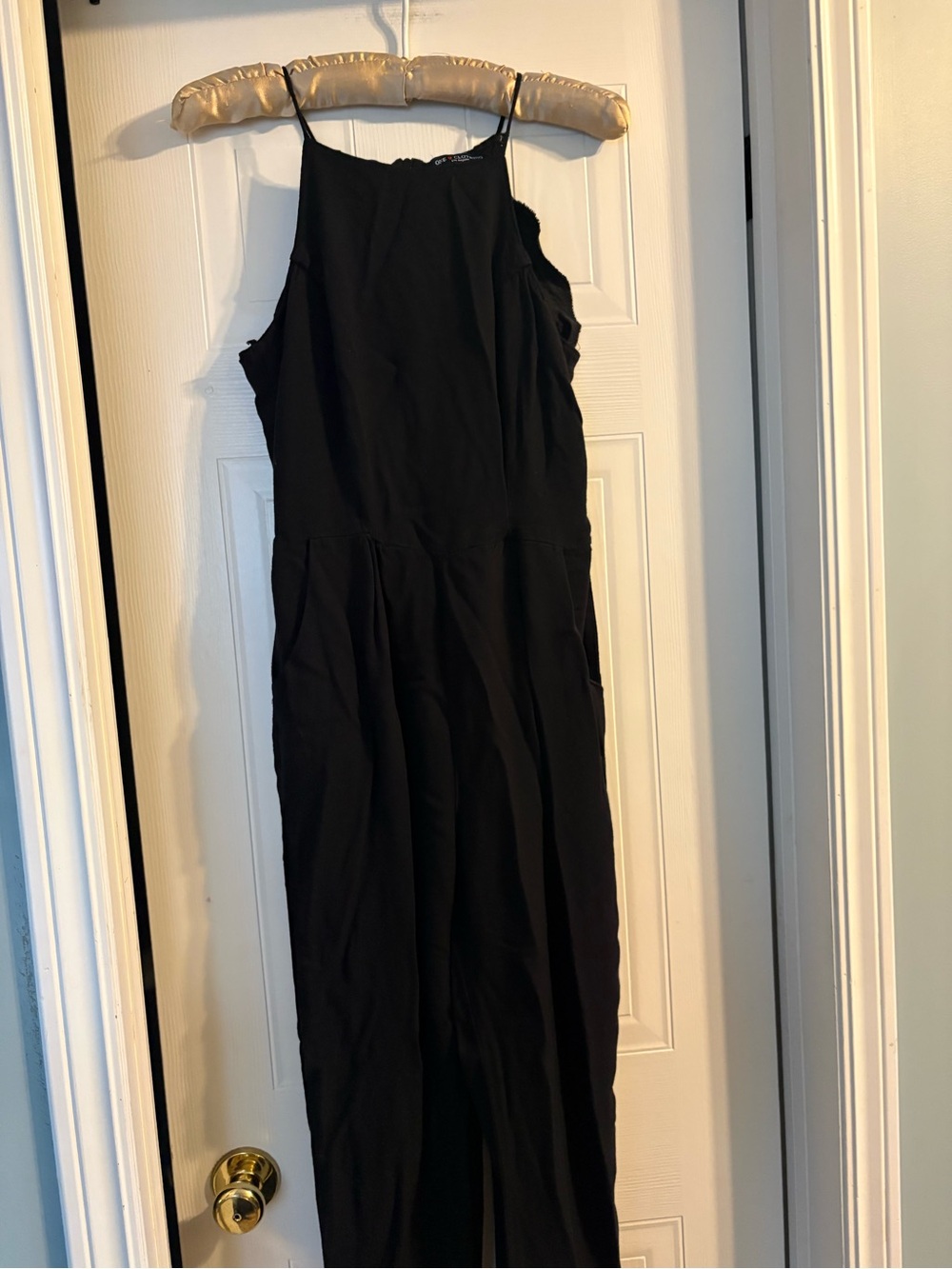 Black Sleeveless Jumpsuit